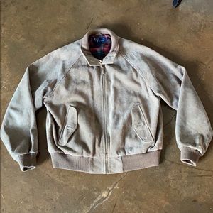 Leather/Suede Polo Ralph Lauren Bomber Jacket